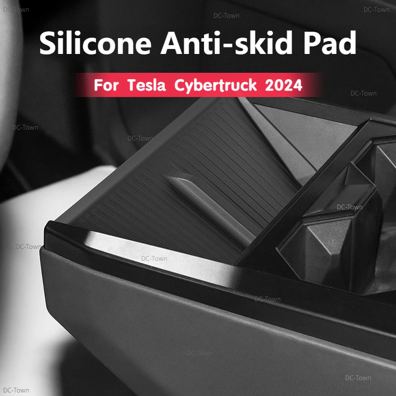 

Silicone Anti-skid Pad for Cyber Pickup Truck Mobile Phone Wireless Charging Non-slip Mat Accessories for Tesla Cybertruck 2024
