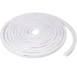 5 Meter Self - Adhesive Brush Weather Sealing Strip - 7x6mm (White)