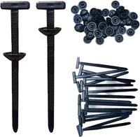 10/30/60pcs NYLON Universal CABLE Tie BUCKLE PIN และปุ่ม Zip TIES Self-Locking คงที่สาย Zip Tie สายรัดสายรัด 1