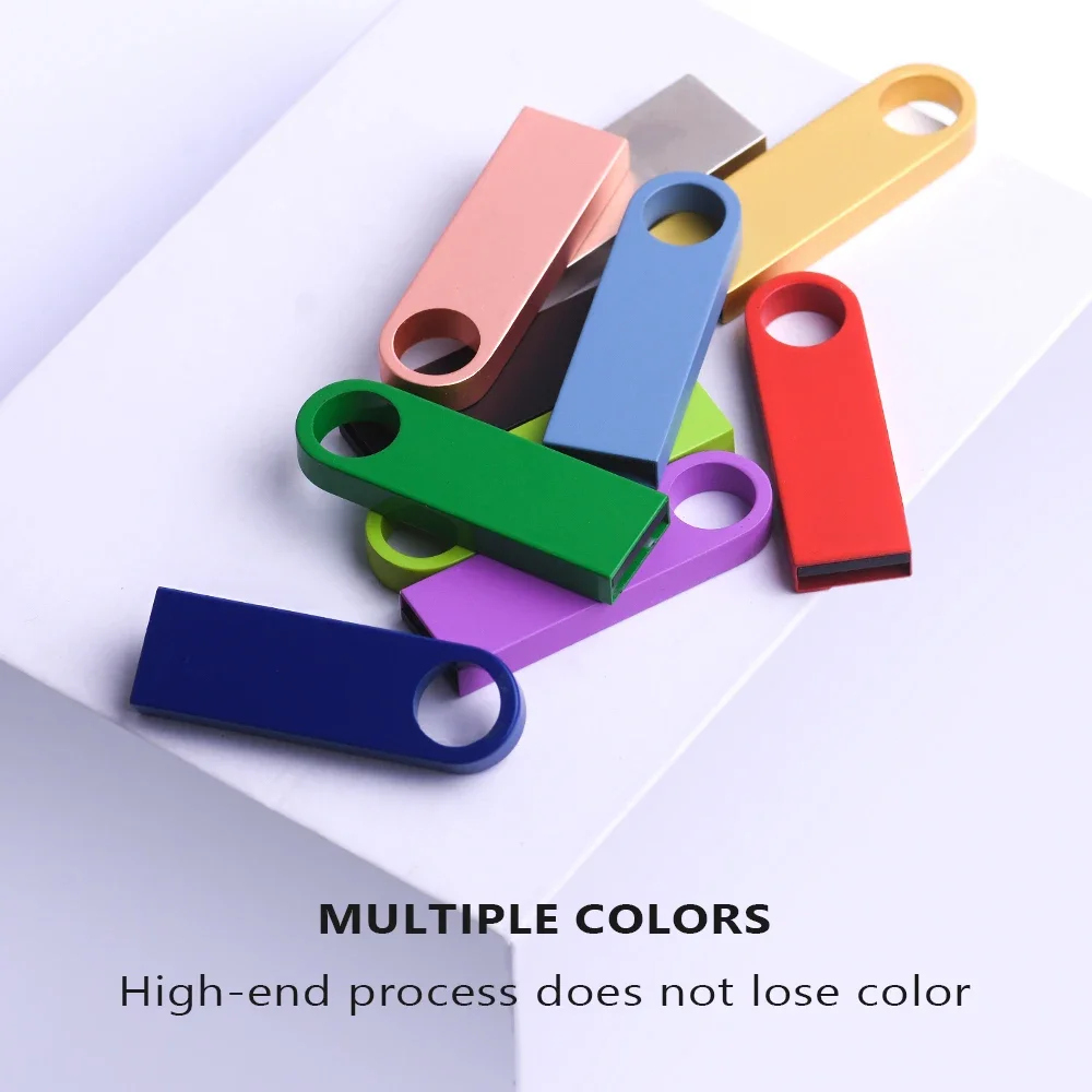Usb Flash Drive Flash Drive Free Metal USB 2.0 Flash Drive 64GB Pendrive16GB High Speed Waterproof Pen Drive 128GB Memory Stick Gifts Key Chain
