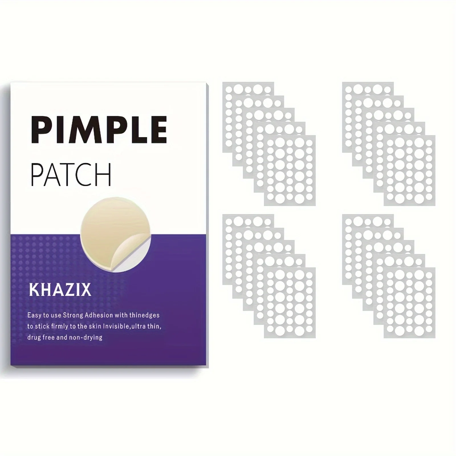Pimple Patch Transparent Small Dot (Patch) Cover Patch Small & Large Dots (Patches) Макіяж Маскування Краса та догляд за шкірою