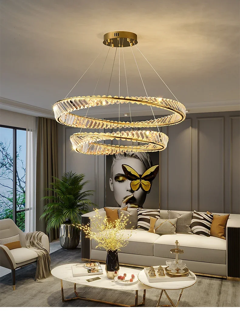 シャンデリア, LEDシャンデリア、K9クリスタル高級LEDシャンデリア