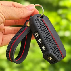 Premium Silicone Car Key Case Cover - Enhanced Protection (4 - button)