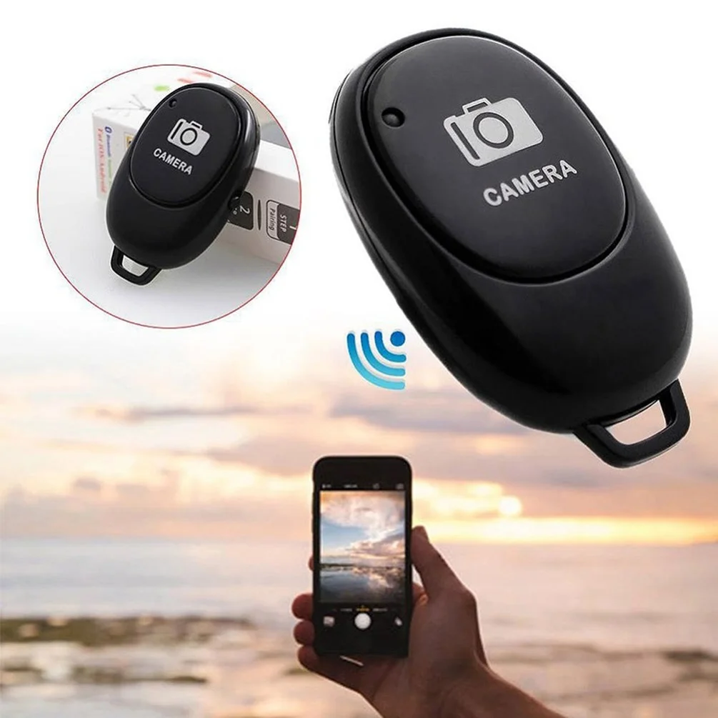 Camera Shutter Remote Control Bluetooth-compatible Wireless Selfie Button Clicker For Android IOS Phone Selfie Artifact Control