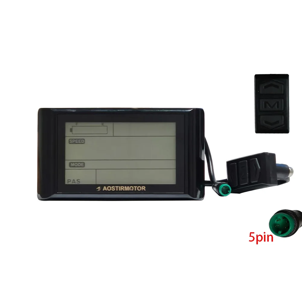 전기 자전거 디스플레이 화면 미터 S900 5핀 36V USB 포트 속도 컨트롤러 패널 부품 J 프로토콜 MTB 전기 자전거 팻 바이크용