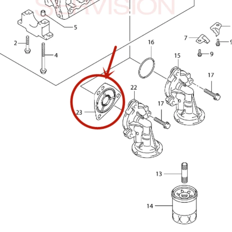 Ölfilterdichtung Für Suzuki Grand Vitara, Swift, Jimny - Ventildeckeldichtung 11189-69G00