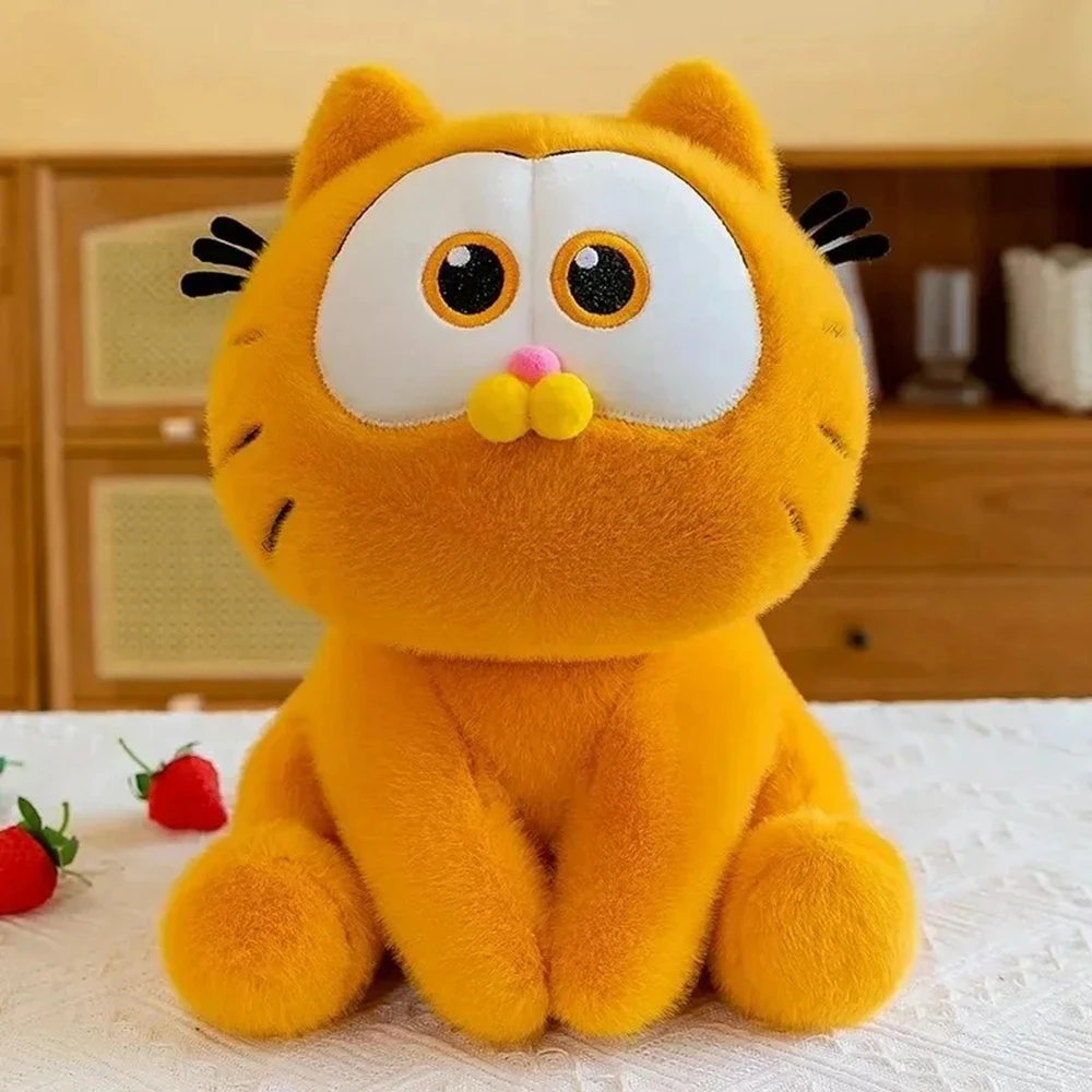 25CM Garfield Stuffed Plush Doll Kawaii Plushie Toy Cartoon Anime Cat Plush Decoration Gift 2