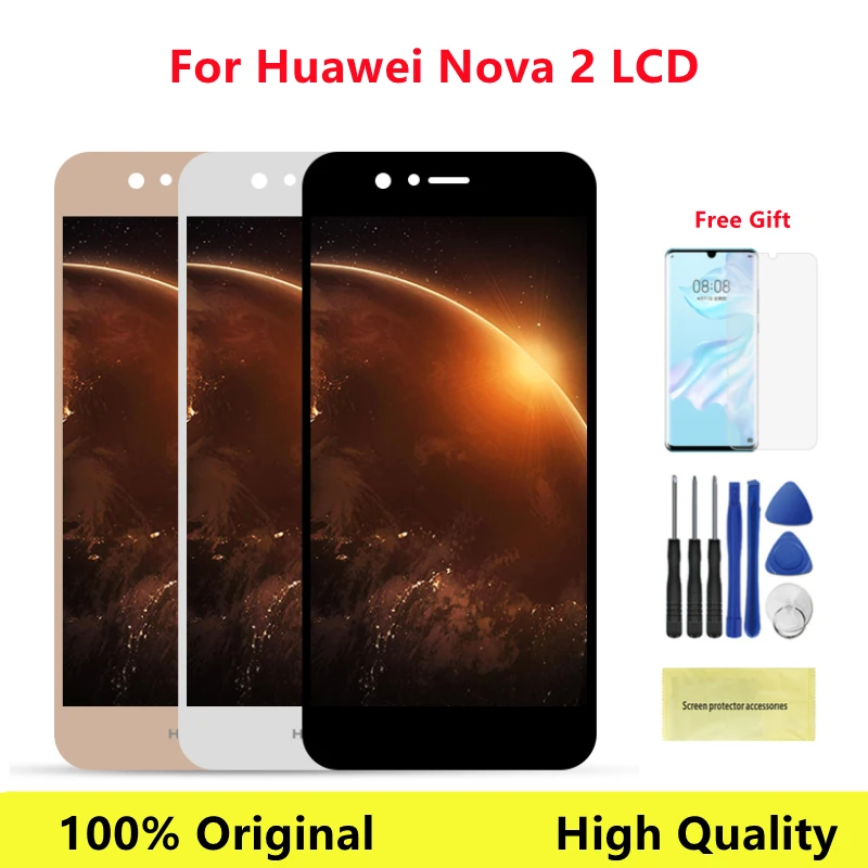 5 0 "для HUAWEI Nova 2 LCD PIC-L29 PIC-L09 дисплей сенсорный экран дигитайзер Запасные части в