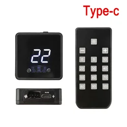 Advanced PWM Fan Speed Controller with Digital Display & Remote, Fast Charging Ports (Type - C)