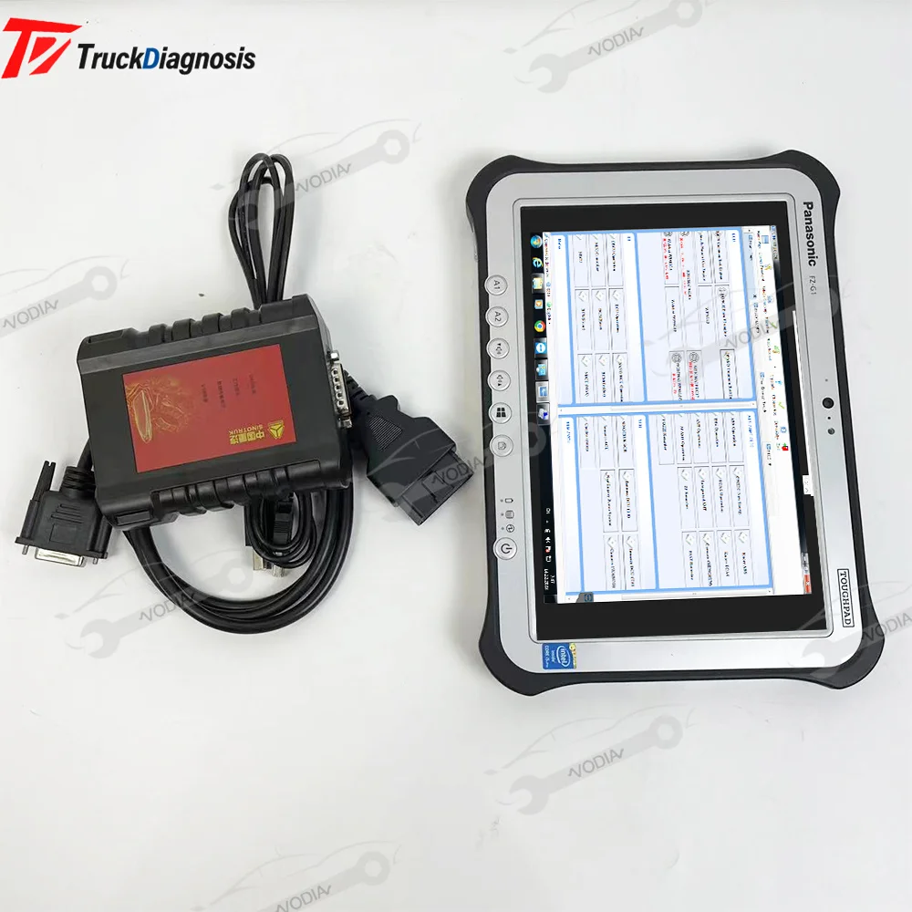 

Scanner Sinotruck Diagnostic Interface with CF19 CFC2 Laptop SINOTRUK HOWO Cnhtc Diesel Engine Heavy Duty Truck Diagnostic Tool