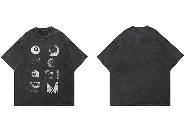 Eye Collage Graphic T-Shirt Sae2bd030ea764ea0be15ad502686222cB