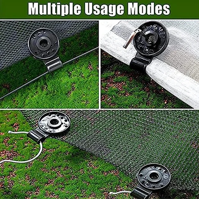 10-100 Százalék Árnyékos Ruhával Műanyag Klipek Napfényes Nettó Üvegházhatású Szövet Rögzítő Bilincsek Kiegészítők Grommet Kerítésháló Horog - Image 4