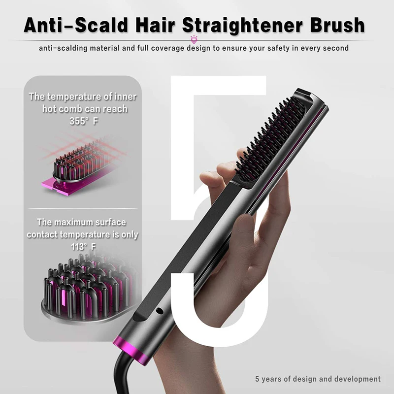 Mini Hair Straightener Tourmaline Hair Straighten 2 IN 1 Flat Irons Titanium Straightener