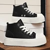 2025 New Men's Sneakers High Top Decked Shoes Thick Sole Increased Altitude Board Shoe Breathable Stylish Casual Trendy Shoes 1