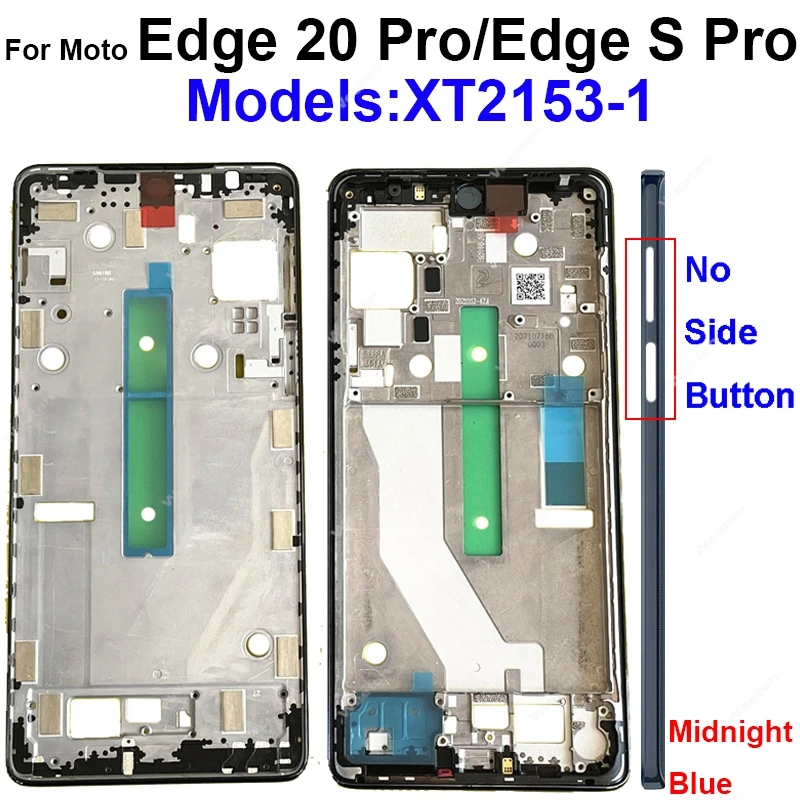 Motorola Moto Edge Plus Edge S Pro Edge 20 Pro Edge S30 중간 프레임 하우징 LCD 전면 프레임 베젤 수리 부품 용 중간 프레임