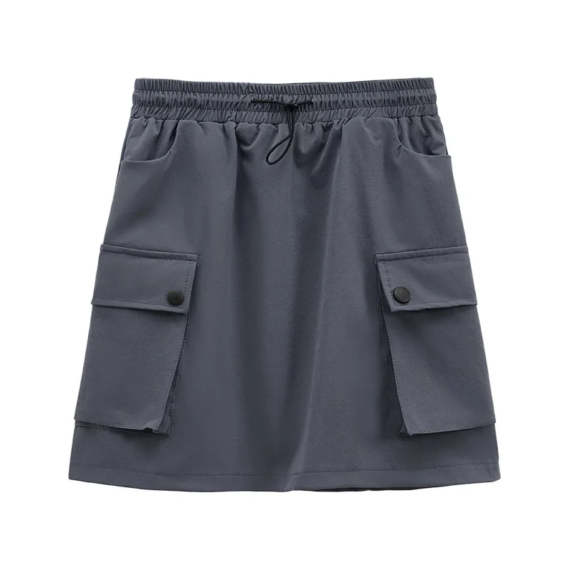 Women Elastic A Line Mini Skirt Summer
