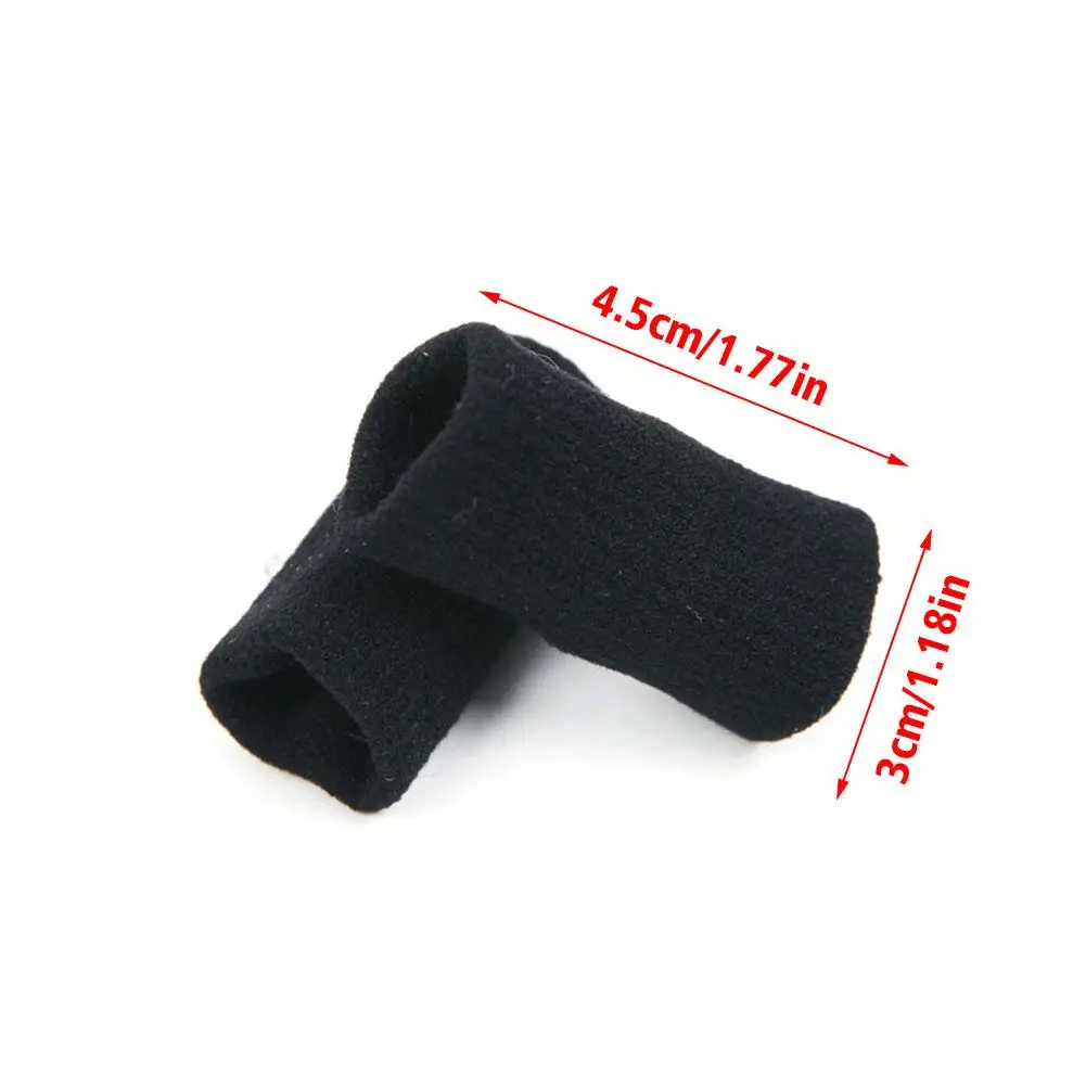 10pcs Nylon Finger Sleeve Support Thumb Brace Protector Gear Breathable Elastic Finger Tape For Basketball Tennis Sports Gym