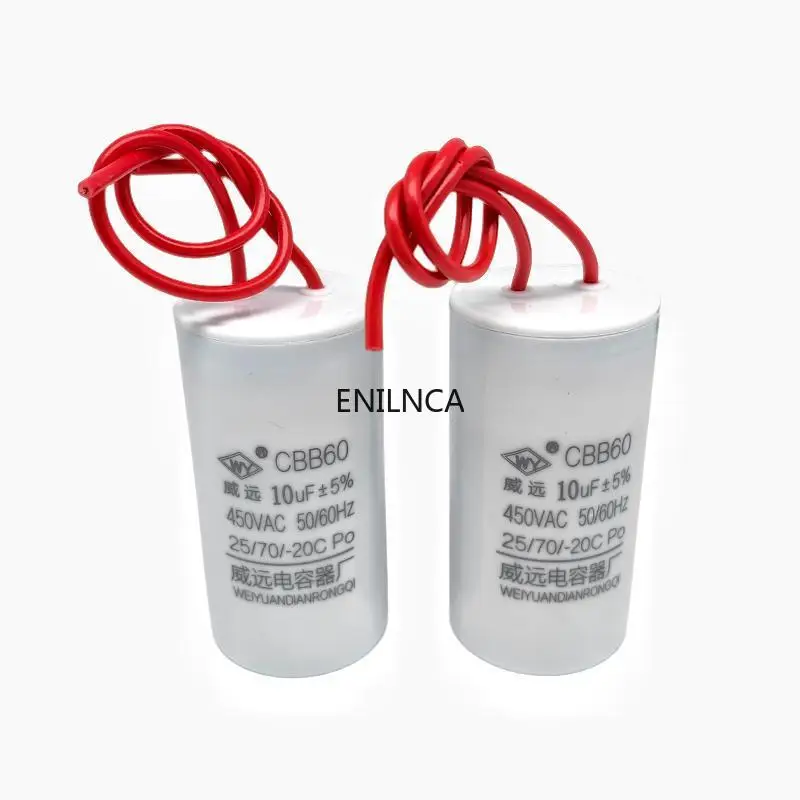 CBB60 Motor Run Capacitors 450V 3UF-50UF Spade Tabs 450VAC