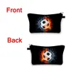 Fashion Football Hot Blooded Toiletry kits Girls Makeup Bag Portable Travel Cosmetic Bags For Young Boys And Girls Organizer 3