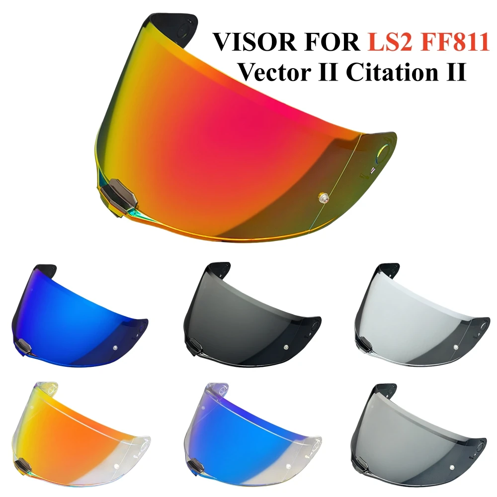 Motorcycle Helmet Visor For LS2 FF811 Vector II Citation II Helmets Lens Windshield Shield Glasses Visera Casco Moto Accessories