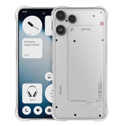 Gradient Airbag TPU Shockproof Case - Protective Cover for Nothing Phone (3a) Lite (Transparent)