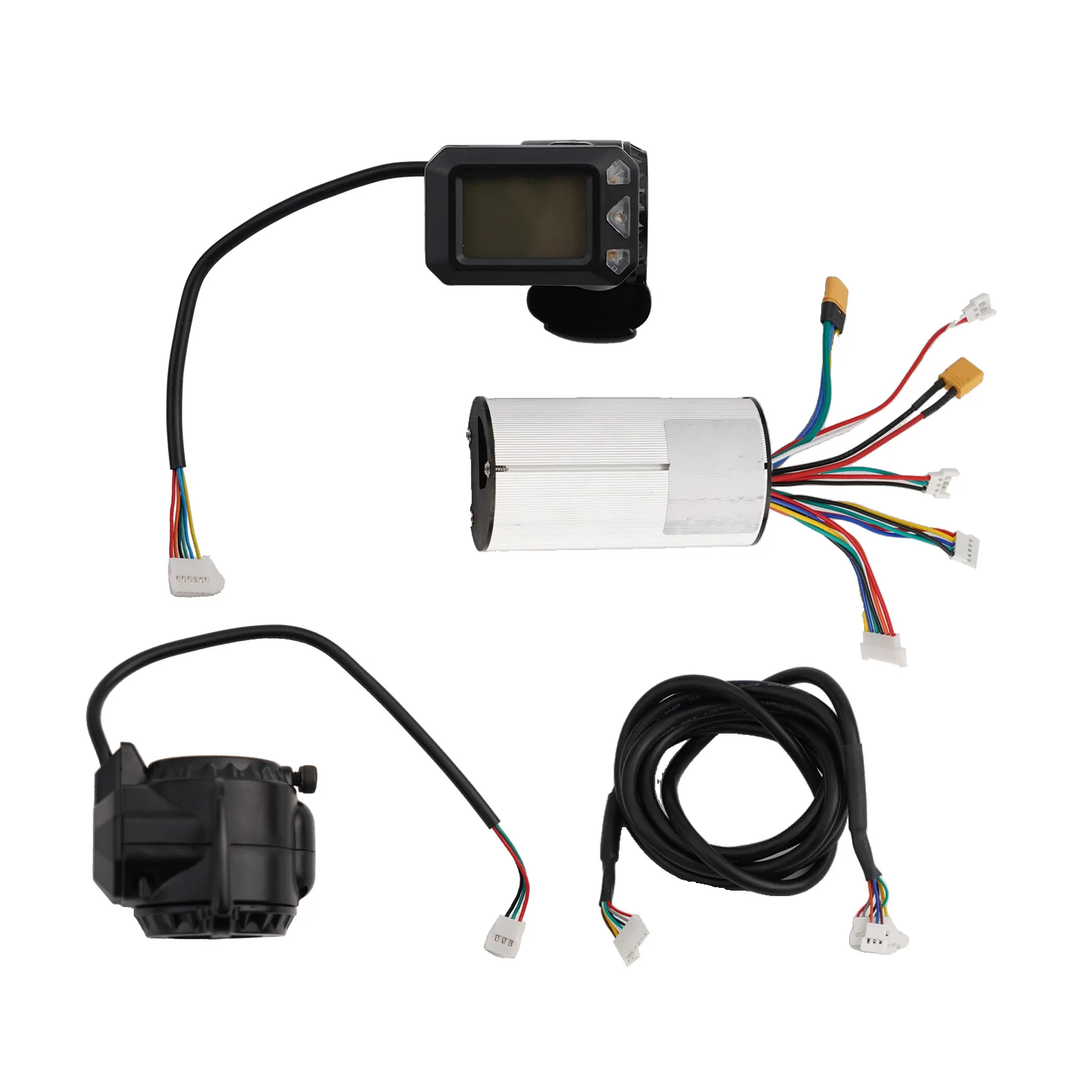 Upgraded Electric Scooter Controller Kit LCD Monitor EABS Brake 24V/36V 250W Aluminum Alloy Control System Folding Scooters Part