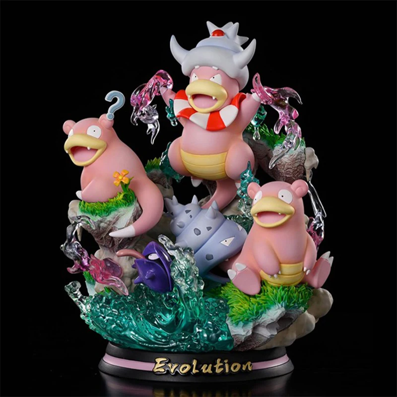 Pokemon MFC Evolution Group Mewtwo Charizard Gengar Eevee Blastoise Venusaur Luminous Figures Glowing Model Decoration Gift wwe toys Action & Toy Figures