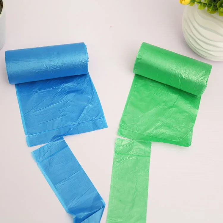 Degradable Thicken Bucket Trash Can Portable Garbage Bags Rubbish Garbage Disposal Kitchen Sink Trash Vest Type 30pcs/roll trash bags,disposable trash bags,garbage bags