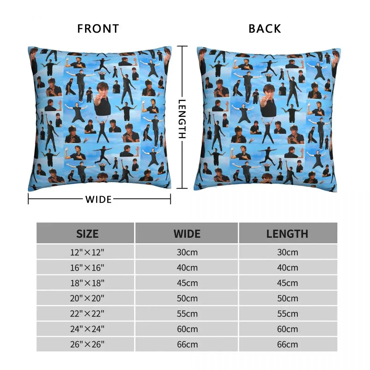 Zac Efron Troy Bolton Bet On It High School Musical Pillowcase