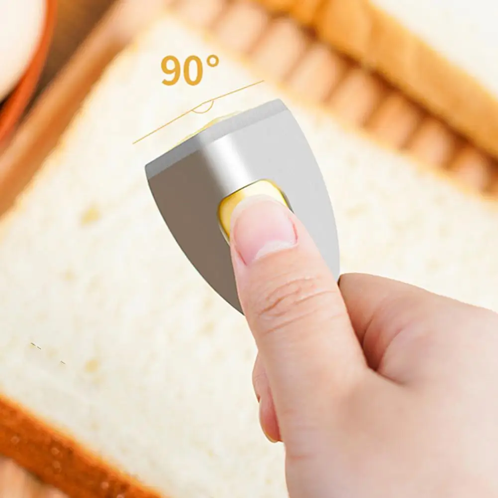 Butter Cutter Stainless Steel Stainless Steel Cheese Slicer Butter Knife Set Handheld Cheese Cutter Right Angle for Home