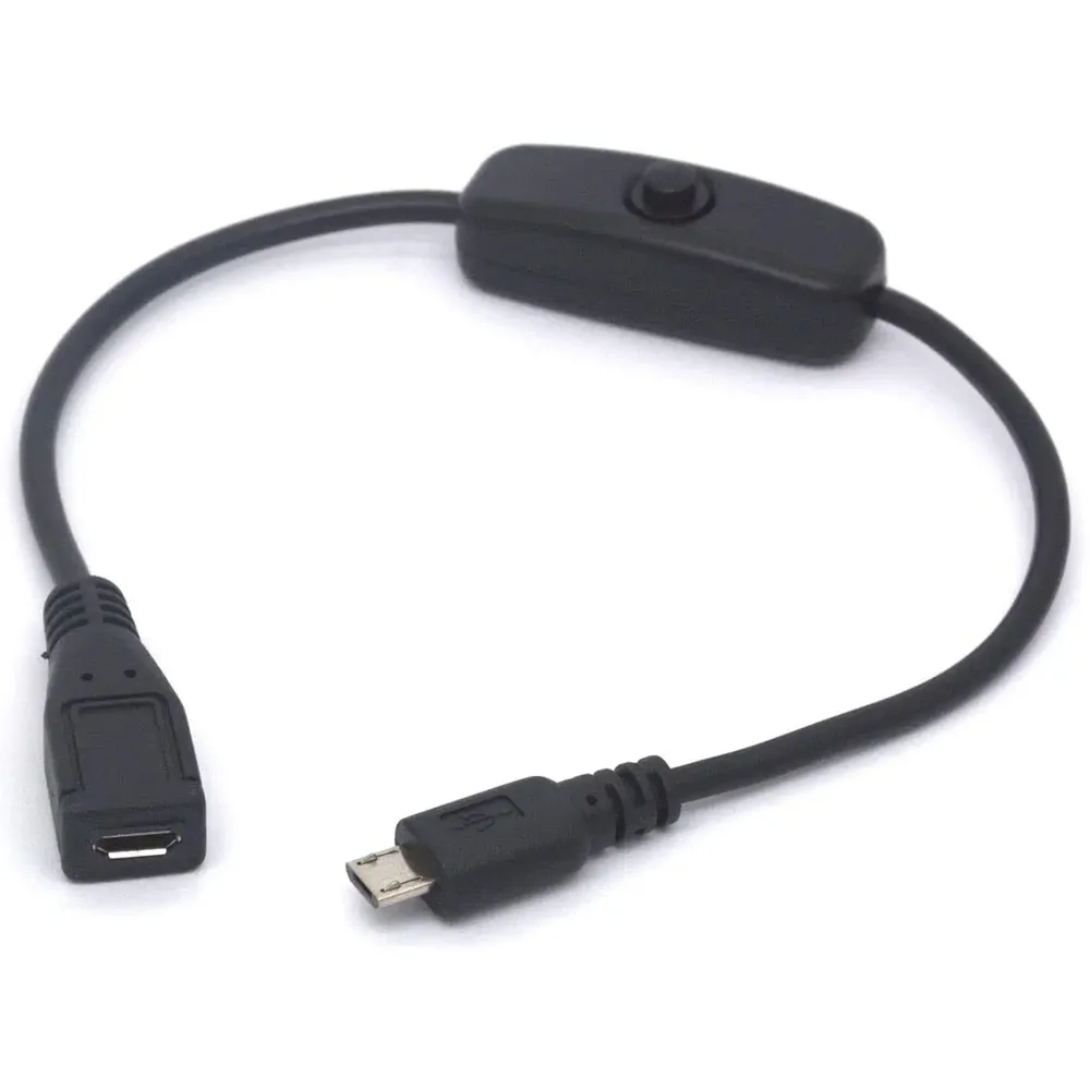 Câble Micro USB mâle vers femelle, cordon de charge pour Raspberry Pi, Arduino, Smartphone, Powerbank 1 Câble Micro USB mâle vers femelle, cordon de charge pour Raspberry Pi, Arduino, Smartphone, Powerbank 1