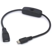 Câble Micro USB mâle vers femelle, cordon de charge pour Raspberry Pi, Arduino, Smartphone, Powerbank 1