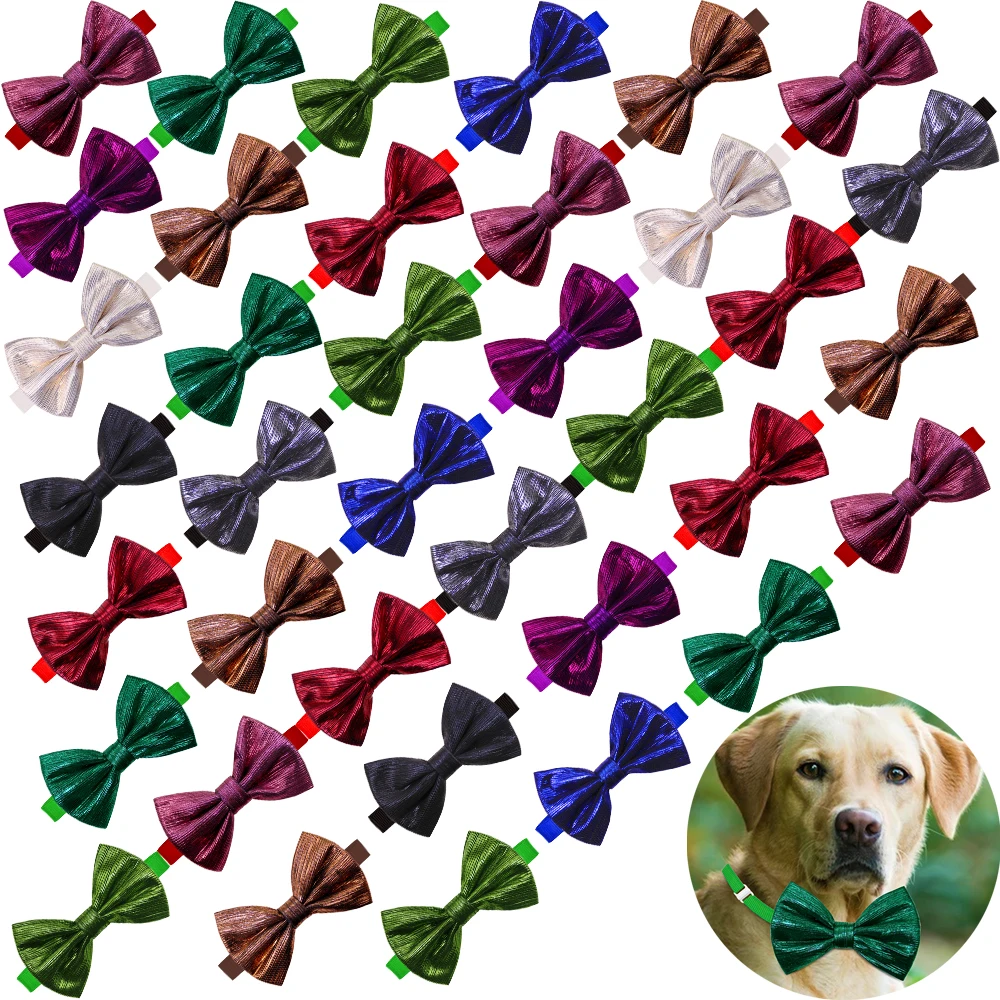 

40pcs Dog Bowtie Fashion Pet Supplies Dog Accessories Large Dog Bow Tie Dogs Bows Pet Dog Grooming Prodcuts Dogs Bowties