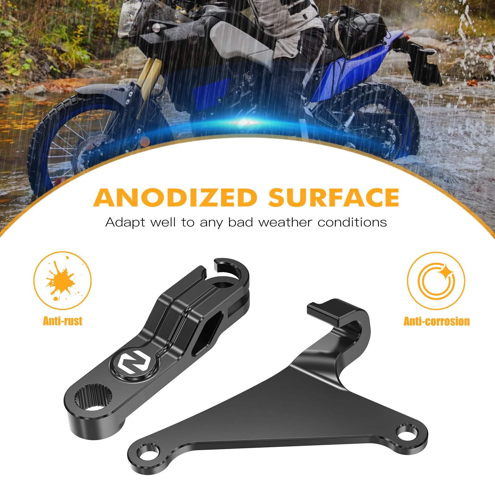 Leve Moto Regolabili Leve Freno E Frizione Regolabili Per Yamaha Tenere 700 Manubrio Alluminio Motocross - Foto 9