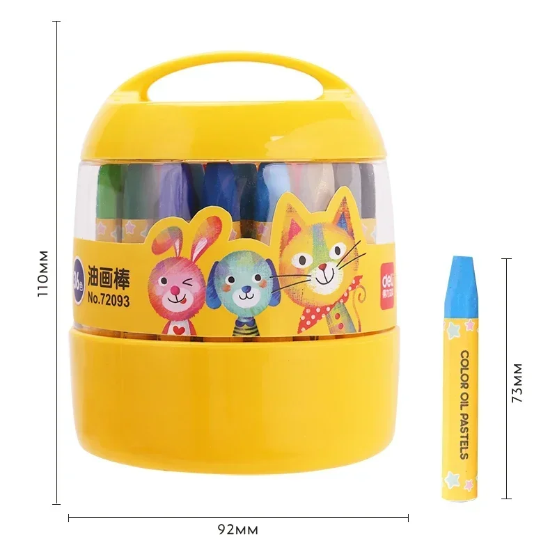 12 24 36 Colors Oil Pastels Colored Pencil Oil Pastels Color Wax Crayon Color Pen Colored Paiting Pencil Optional Kids Gift oil pastels