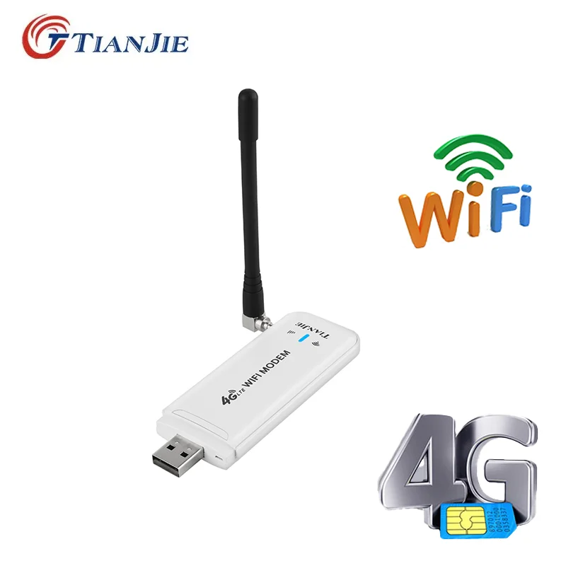 WiFi Router 3G 4G Universal LTE FDD GSM Mobile Portable Mini Wireless USB Modem Dongle SIM Card Slot