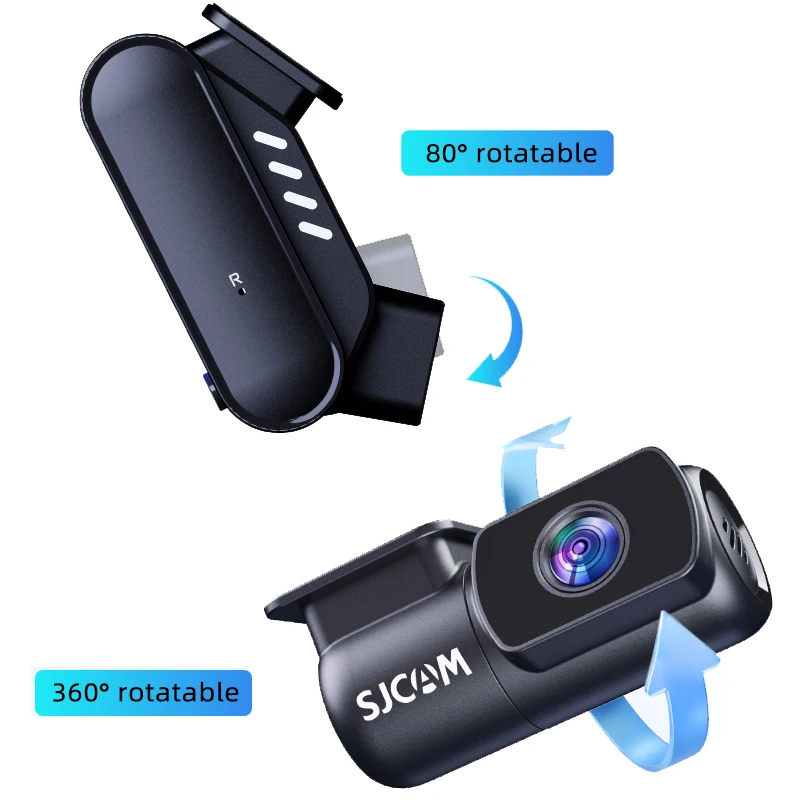 SJCAM M60 Dash Camera 4K Ultra Clear Night Shooting Front and Rear 360 Degree Panoramic Shooting for Car Motorcycle Dvr Driving
