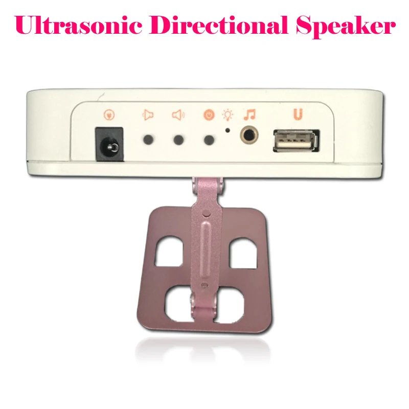 Directional Speaker With Ultrasonic Sensor Focused Audio