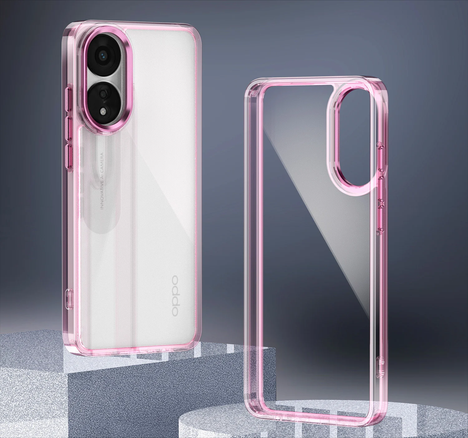 Sleek Metal Frame Anti-Yellow Transparent Phone Case