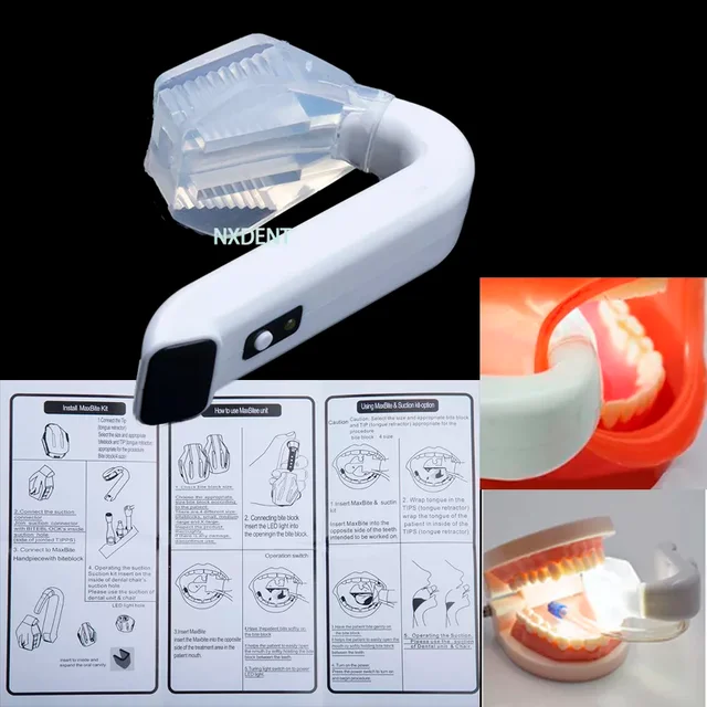 1sets Dental Intraoral Light Plus Suction Wireless LED Lamp System Intraoral LED Light Oral Hygiene Dentist Illuminator