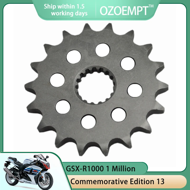 

OZOEMPT 530-18T Motorcycle Front Sprocket Apply to GSX1300 BK-K8,K9,L0,L1 BK B-King BK-L2 BK B-King R-L9 Hayabusa