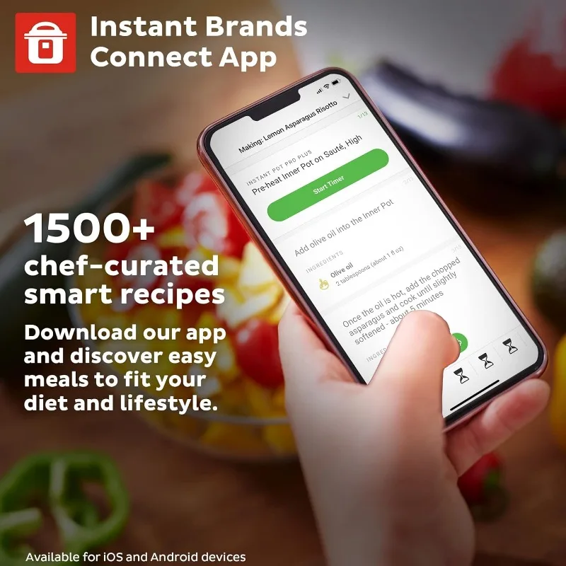 Instant Vortex Plus 6QT XL Air Fryer, 6-in-1, Broils,Dehydrates,Crisps,Roasts,Reheats, Bakes for Quick Meals,100+ In-App Recipes 6