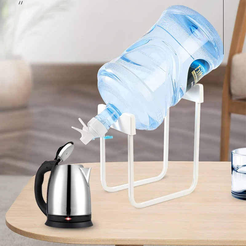 5 Gallon Water Bottle Stand And Dispenser Nozzle Non-slip Drink Dispenser Stand With Water Spout Rust-proof Jug Stand Compatible 3