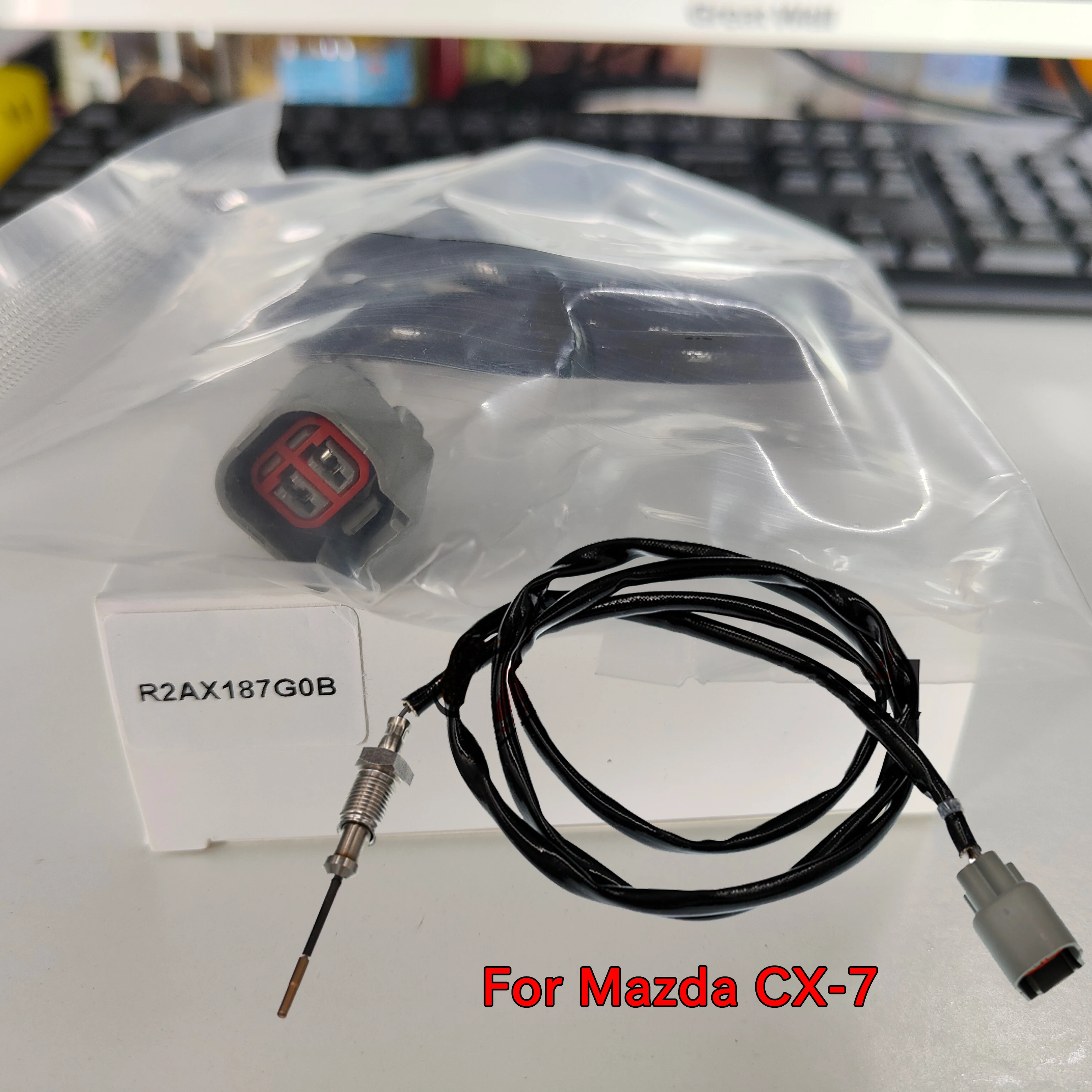 Capteur Température échappement Pour Mazda 3, 5, 6 (2002-2014) Diesel 2.0 2.2 - Ref RF7K-18-7G0A