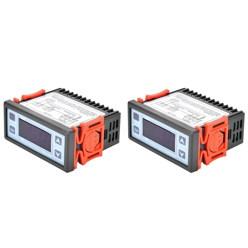 

2X STC-200 Digital Thermostat Temperature Controller Microcomputer Refrigeration Heating Controller AC220V