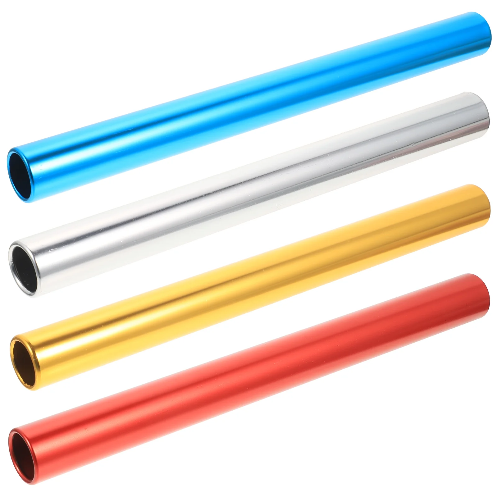 

4 Pcs Kids Racing Accessory Running Sticks Car Aluminum Alloy for Race Training Relay School Child