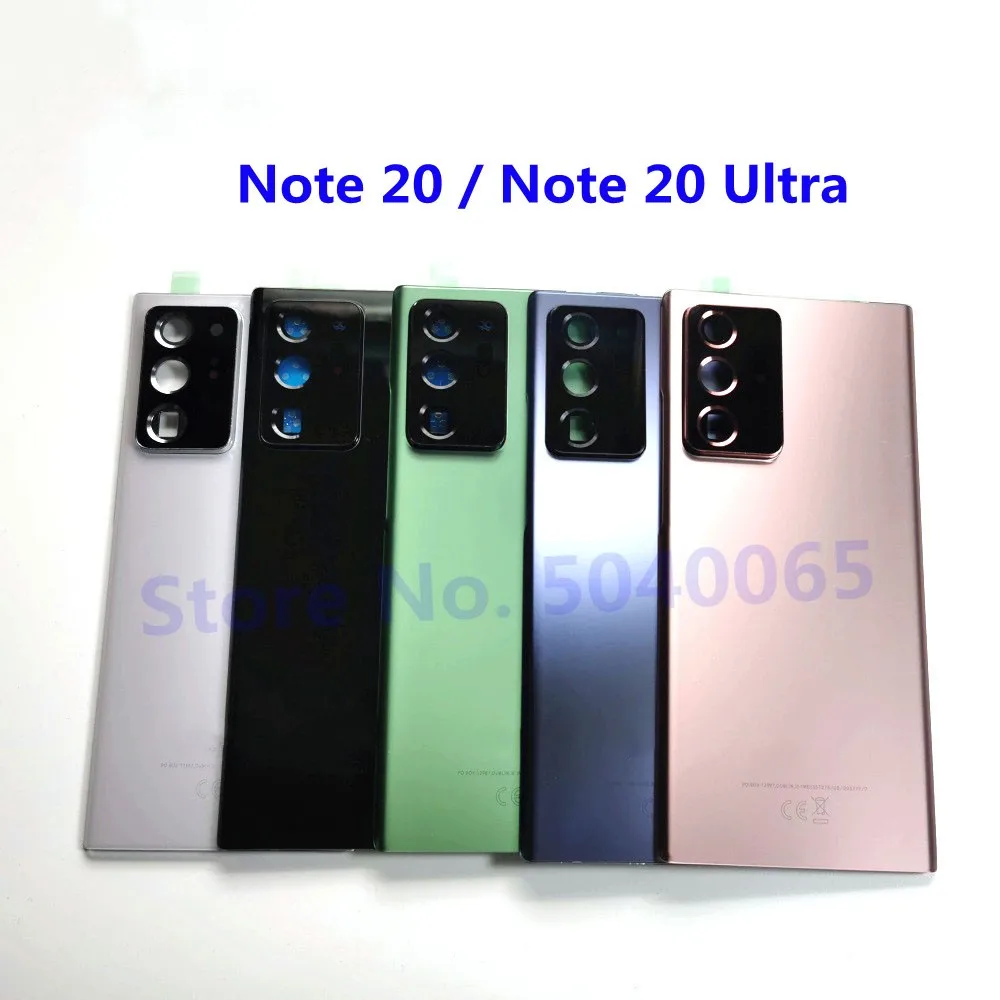 

Replacement Note 20 Ultra Rear Panel Battery Glass Back Door Cover For Samsung Galaxy Note20 N980 N985 Housing Case