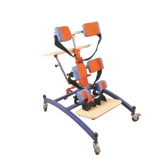 Cerebral palsy children tilt standing frame rehabilitation equipment in china