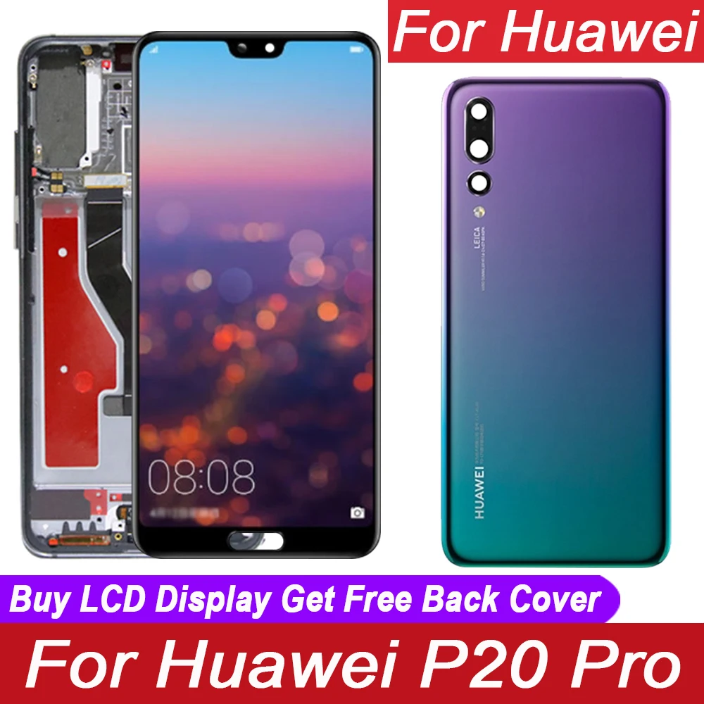 Original 6.1'' OLED Display For Huawei P20 Pro CLT L29C LCD Display