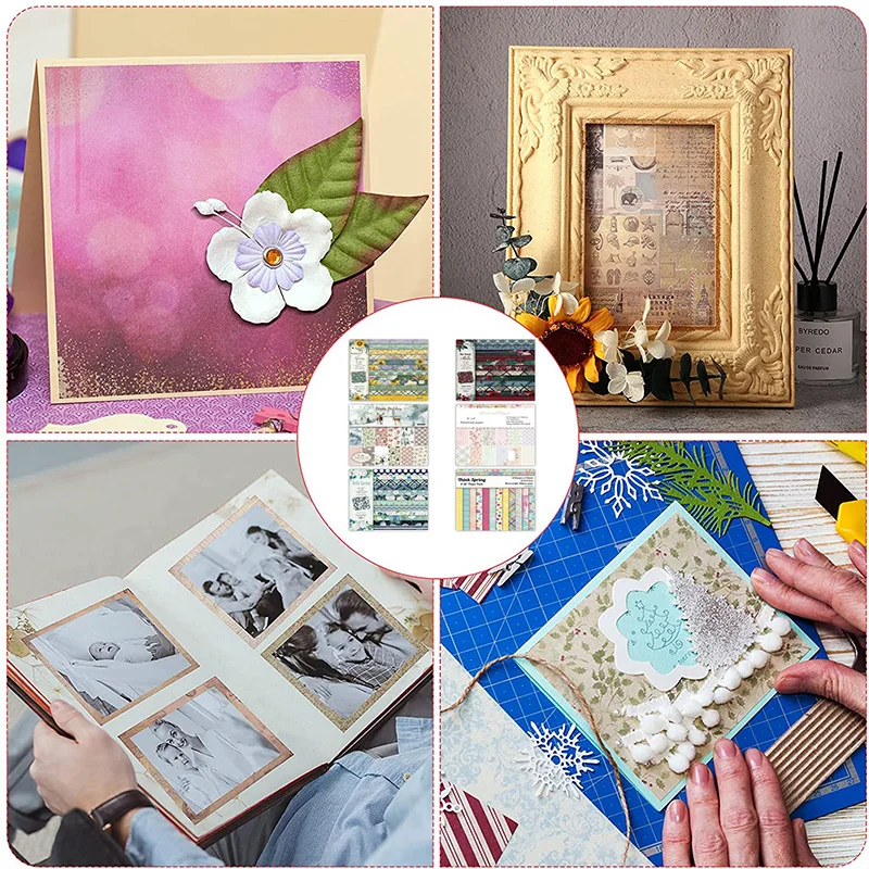 Vintage Sunflower Printed Scrapbooking Paper Pack 12Pcs For Card Making Handmade Background Decorative Paper Crafts scrapbook paper scrapbook materials handmade craft paper handmade paper scrapbooking material scrapbooking paper diy craft materials